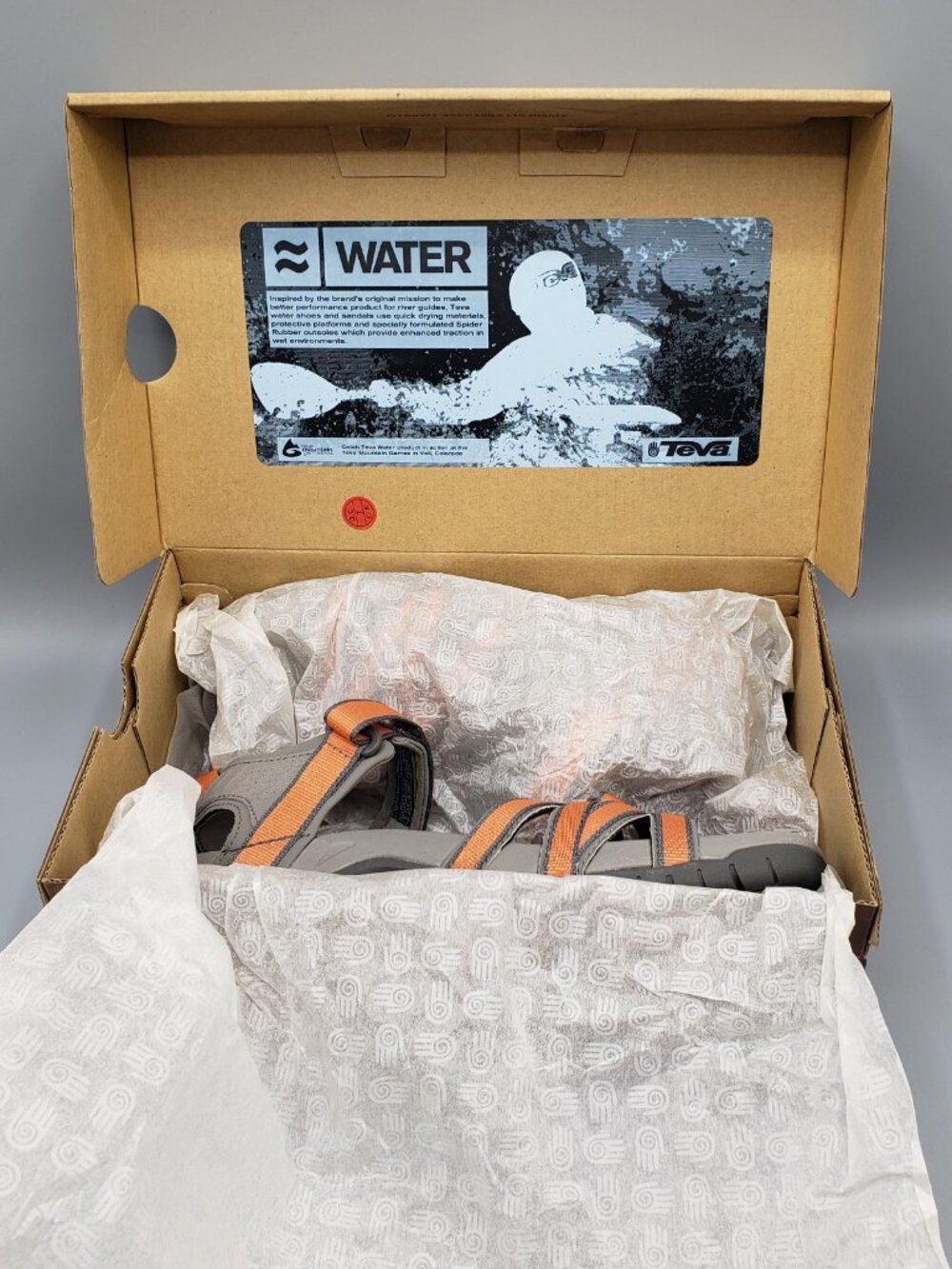 NIB Teva Tirra Sport Sandal Women Size 8 Dusty Orange 4266 Strap Hiking Gorpcore - Picture 12 of 15